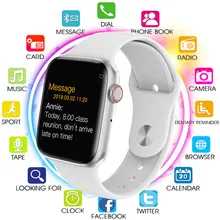 Bluetooth Смарт часы серии 4 HeartRate монитор Smartwatch 44 мм чехол для android samsung xiaomi Apple телефон relogio inteligente