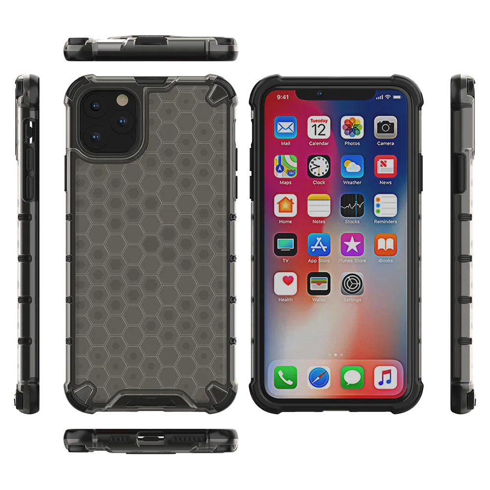 Для iPhone 11 Pro Max Xs Max XR X Чехол-гибрид для телефона Броня ультра-тонкий сотовый Чехол для телефона для iPHone 6 6S 7 8 Plus чехол