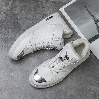 

NORTHMARCH Men Vulcanized Shoes High Quality Winter Shoes Leather Sneakers For Men Breathable Flat Shoes Men Zapatillas Hombre