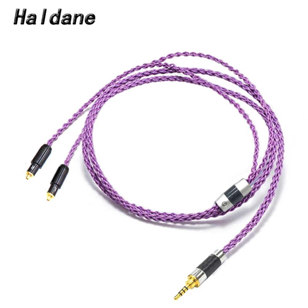 Haldane 3 5 6 35 2 5 4 4mm 4pin XLR Balanced Replacement Audio Cable Cords 8core Wire for SRH1540 SR0 SRH1840 SRH1440 Headphones