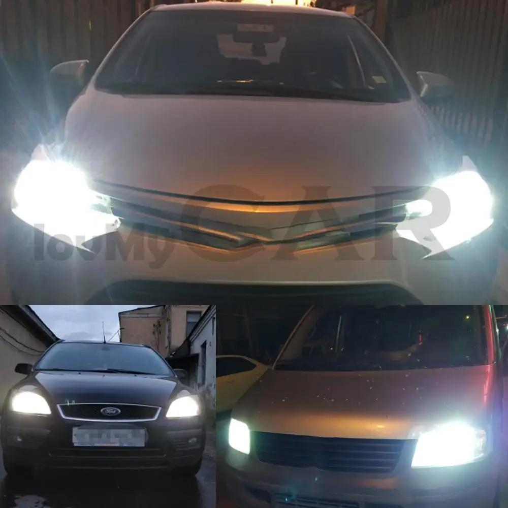2X V5 D1 H1 H3 H4 H7 H8 H13 H15 HB3 HB4 фар Противотуманные фары автомобиля Led 72W фары для 6000LM высокое ближнего и дальнего света лампы авто мобильных лампы 6000K DC 12V