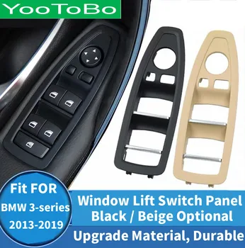 

Black Beige Car Interior Inner Window Lift Switch Button Replace Panel Trim Cover For BMW 3-series F30 F31 F34 F35 F80 2013-2019