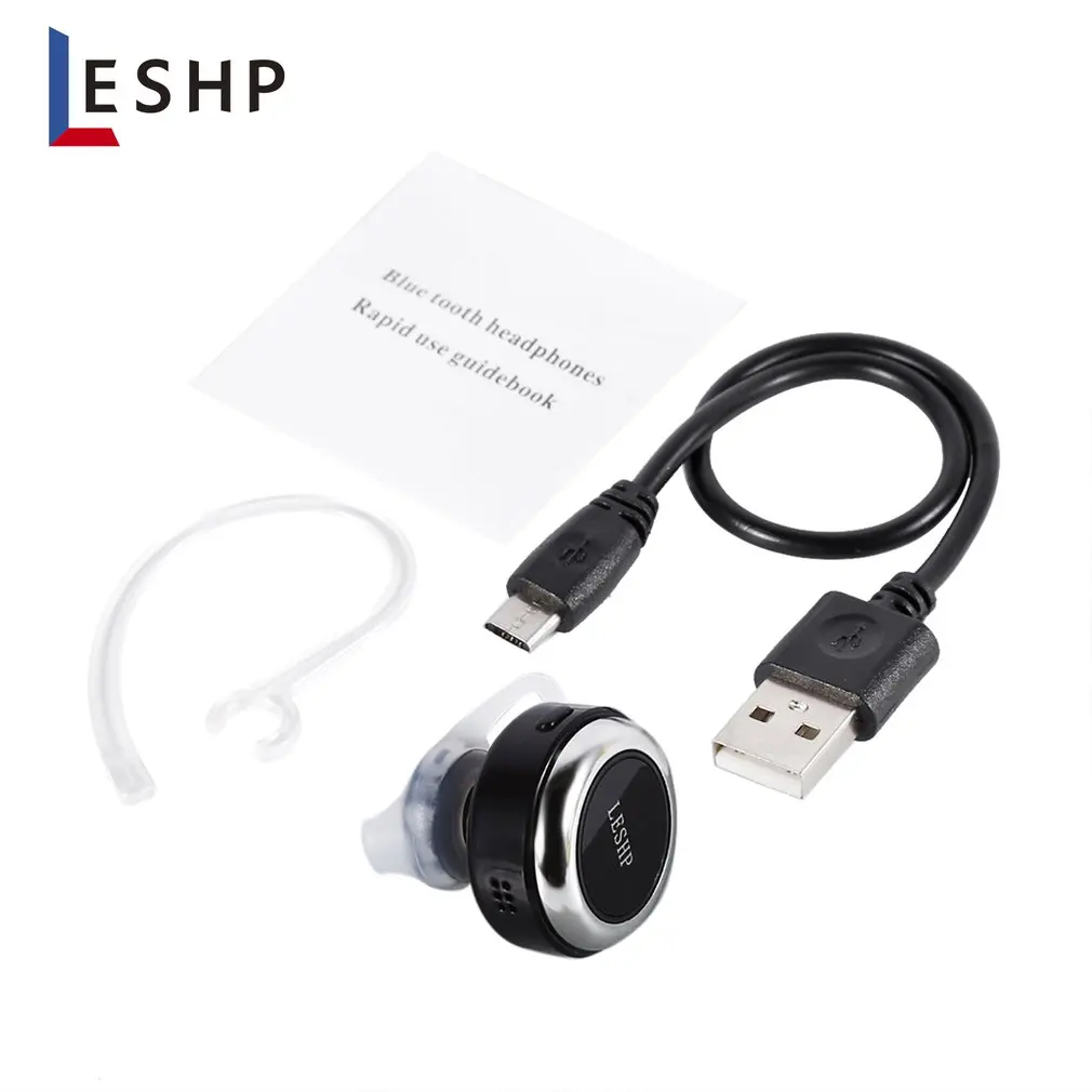 Мини беспроводные Bluetooth наушники, спортивные наушники с микрофоном, гарнитура, наушники для всех телефонов, для samsung, huawei, Xiaomi, Android