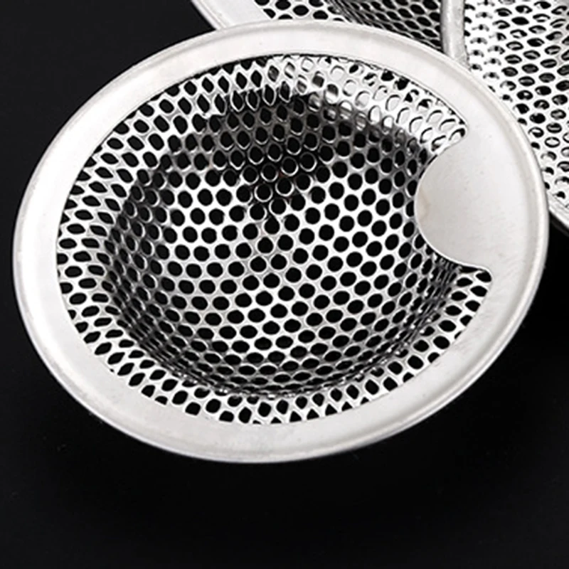 

Kitchen Sink Strainer Drain Hole Filter Hair Stopper Stainless Steel Sink Drain Waste Screen Bathroom Hair Catcher