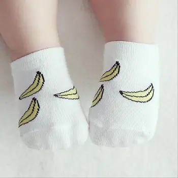 

Toddler Banana Ankle Socks Baby Girls Cute Child Orange Pattern Infant Baby Hot Lovely