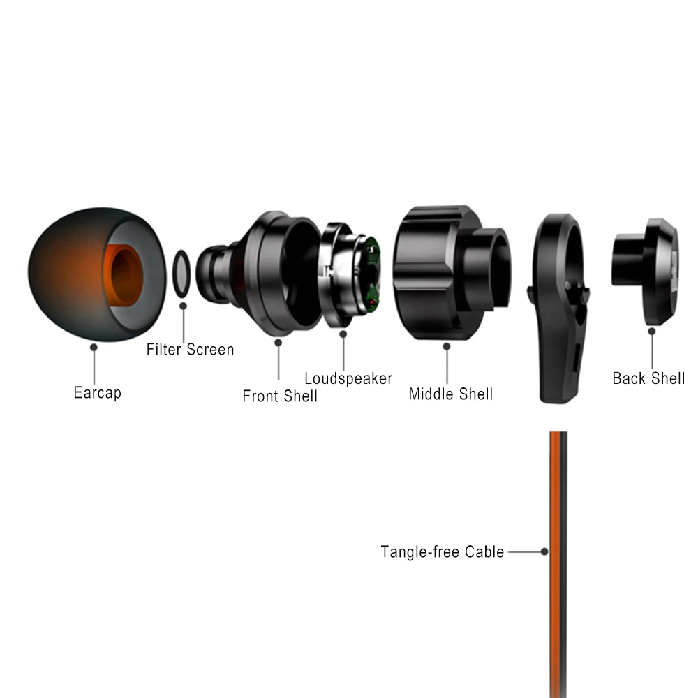 JBL T180A Stereo Earphone Running Sports Earbuds Handsfree Call with Mic Pure Deep Bass Game Music Headset for iPhone Android