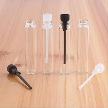 

10PCS Mini 1ml 2ml 3ml Perfume Sample Bottle Empty Glass Vials Dropper Container Laboratory Liquid Fragrance Trial Test Tube