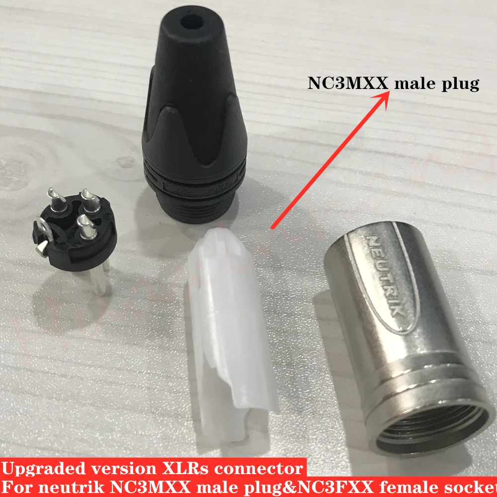 Обновленная версия! 10 шт для NEUTRIK NC3MXX 3-контактный разъем XLR сопутствующие товары NC3FD* NC3MD