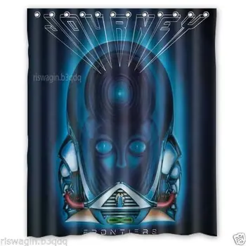 

New Journey Band Custom Fabric Waterproof Polyester Shower Curtain