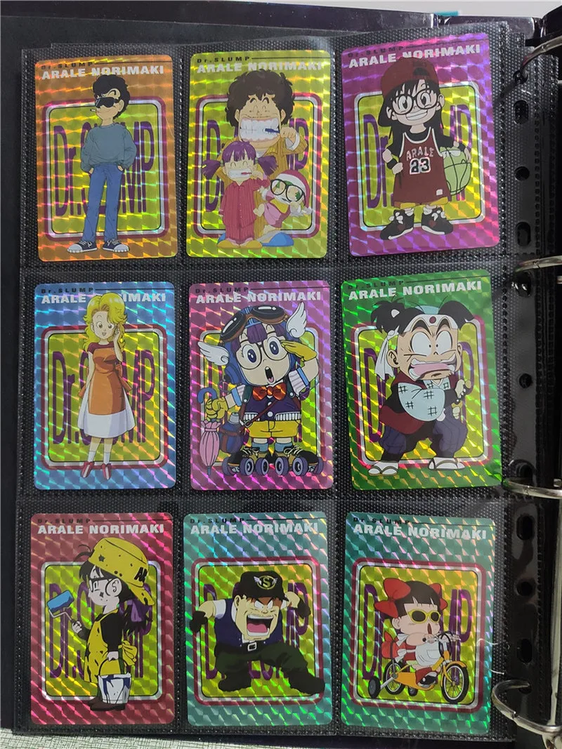 

36pcs/set Arale Slump Vehicle Hobbies Hobby Collectibles Game Collection Anime Cards Dragon Ball Super Saiyan Goku Free Shipping