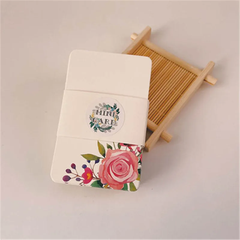 Handmade Floral Greeting and Invitation Cards - 50 Piece Set