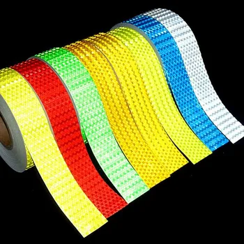 

Car Safety Mark Reflective Warning Tape Strip Stickers for audi q3 chevrolet cruze lexus is250 volvo xc90 infiniti fx35 volvo