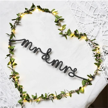 

10m Artificial Plants Ivy Vine Lamps Copper Line Creeping Leaf Home Wedding Party Birthday Decoration Hanging Garland Leaves