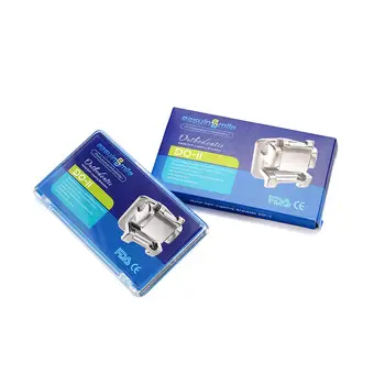 

EASYINSMILE 20Pcs/Set Dental Self Ligating Passive Bracket Braces Roth 022 345 Hooks with Tool 5-5