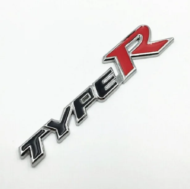 Напрямую от производителя продажи. Honda Civic модификация Typer бампер стикер s typer модифицированный спортивный логотип автомобильный, металл автомобильный стикер Sc