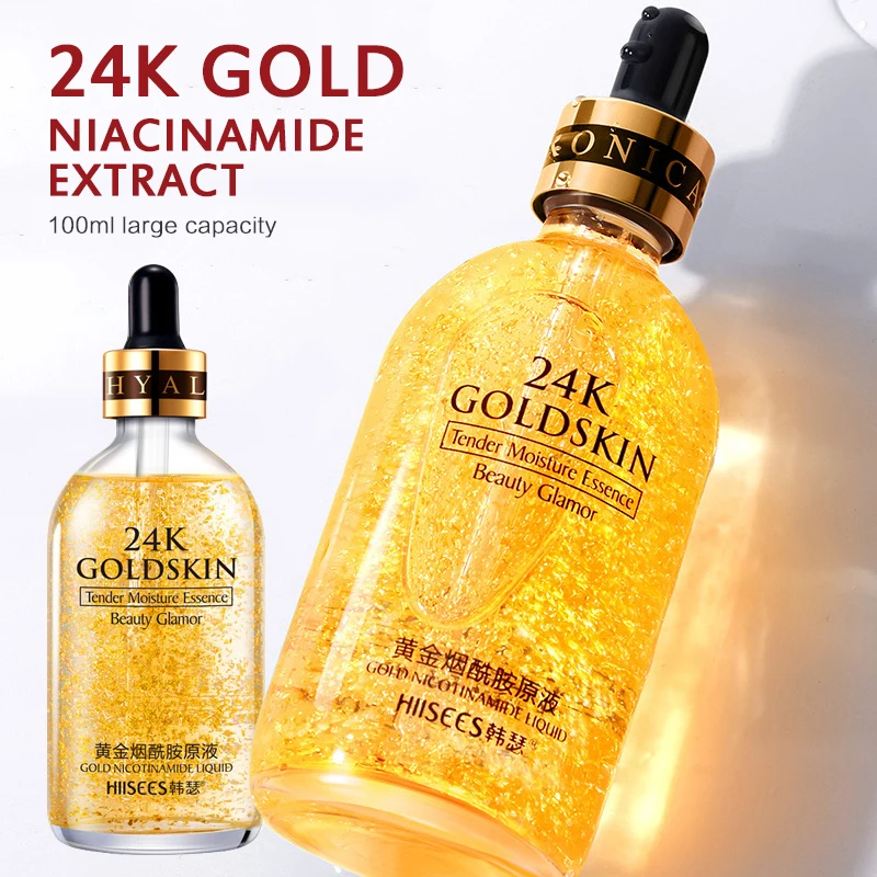 Эссенция Hansel 24k gold сужает поры и делает увлажняющие жидкости для лица с