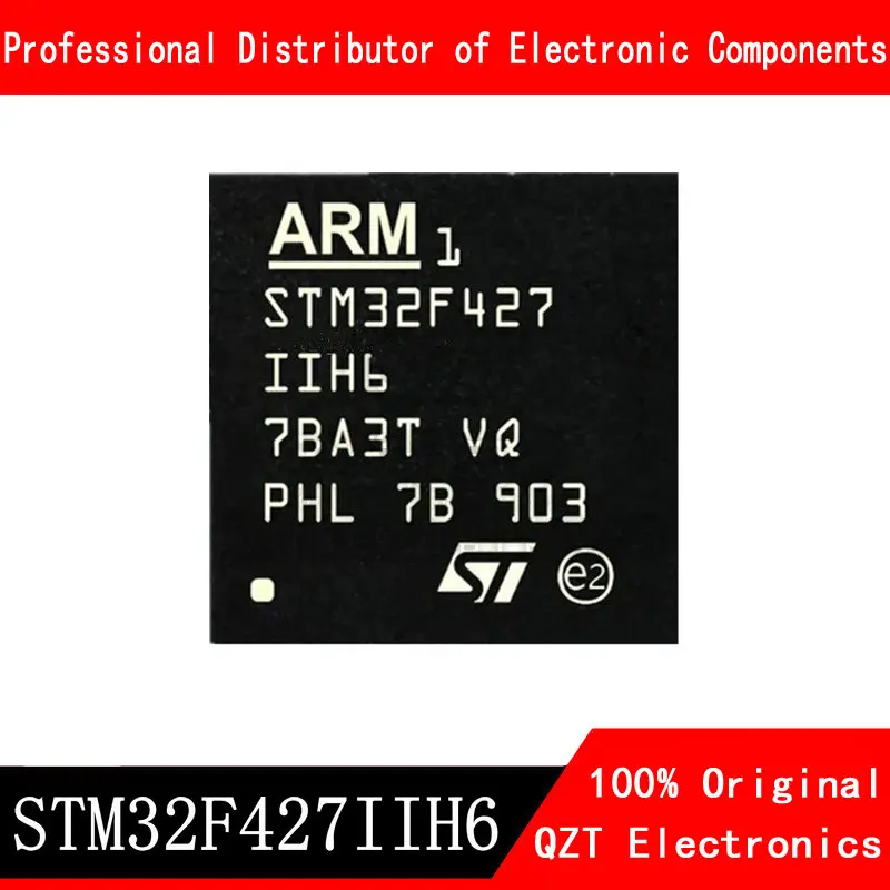 100%new stm32f stm32f427 stm32f427ii stm32f427iit6 original stock welcome to consult 5pcs/lot new original STM32F427IIH6 STM32F427 32F427 BGA-176 microcontroller MCU In Stock