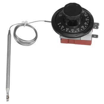 

0-120 12V Universal Car Trunk Vehicle Temperature Controller Capillary Thermostat Cooling Radiator Fan Control Switch