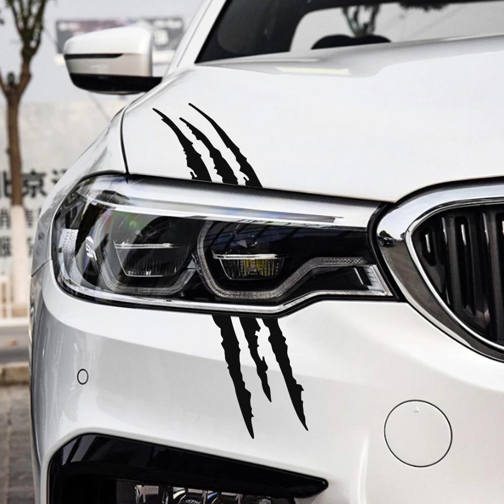 Car Sticker Monster Claw Scratch Stripe Marks Auto Decal for bmw