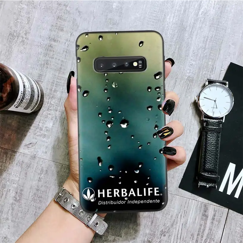Herbalife черная крышка чехол для телефона для samsung Galaxy A50S A10S A20S A10 A20E A30 A40 A50 A70 M40 M30S A80 корпус под плетенную сумку