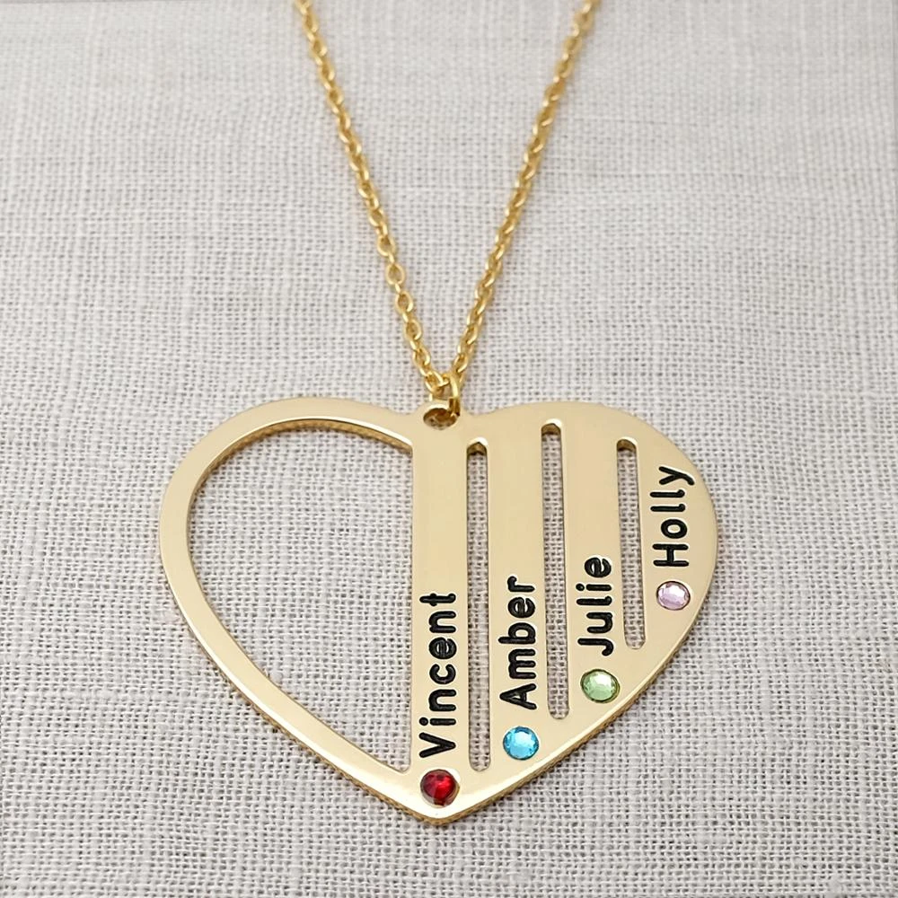 personalized family necklace