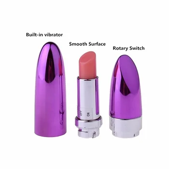 Lipstick Vibrator Vagina Massage Anal Dildo G Spot Clitoris Stimulator Bullet Vibrators Adult Sex Toys For Women Sexo Shop 5