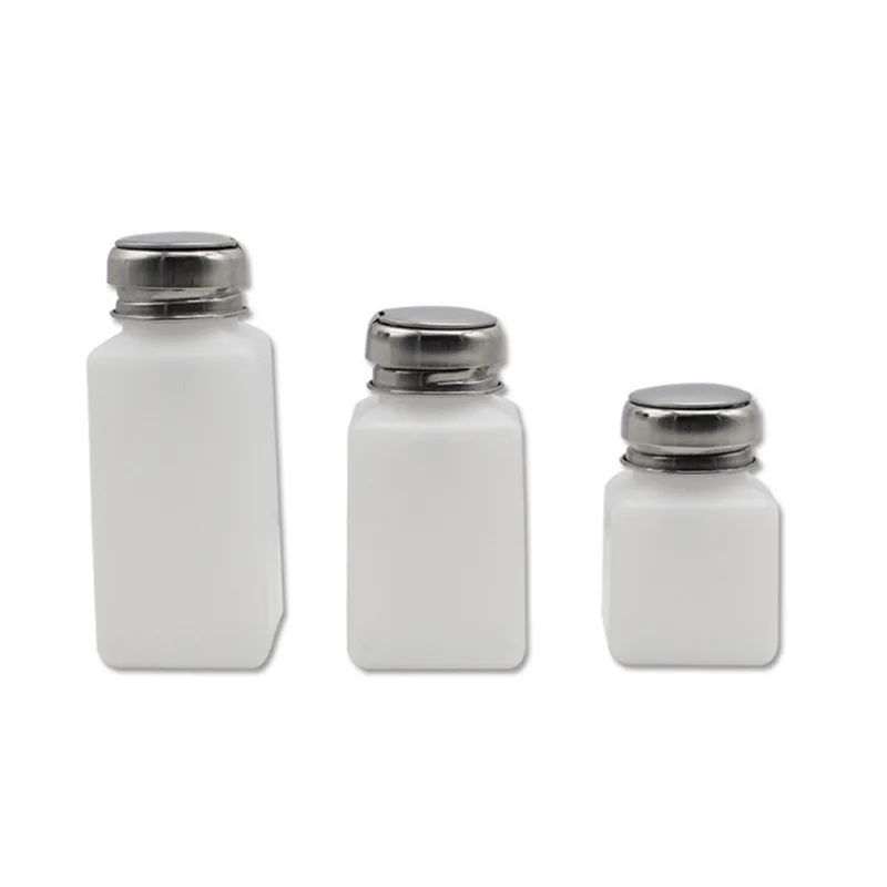 

Clean Anti Static Plastic Bottle Alcohol Bottle 100ml/200ml/250ml/500ml Portable Residue Remover Clean Tool Push Stainless Steel