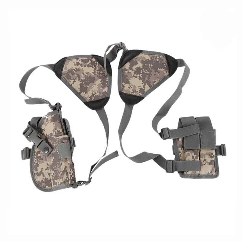 Армейская тактическая Наплечная кобура Регулируемая нейлоновая кобура для пистолета для стрельбы на открытом воздухе для страйкбола сумка для пистолета аксессуары для охоты