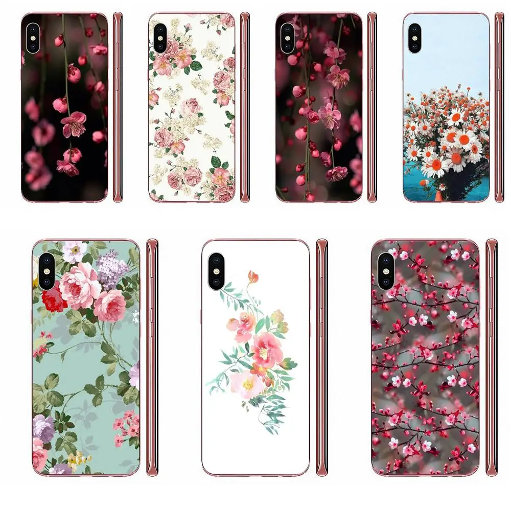 Ультратонкий чехол с листьями кактуса пиона для Huawei Honor 5C 5X 6A 6X 7 7A 7X 8 8A 8S 8X 9 10 30 Lite Pro