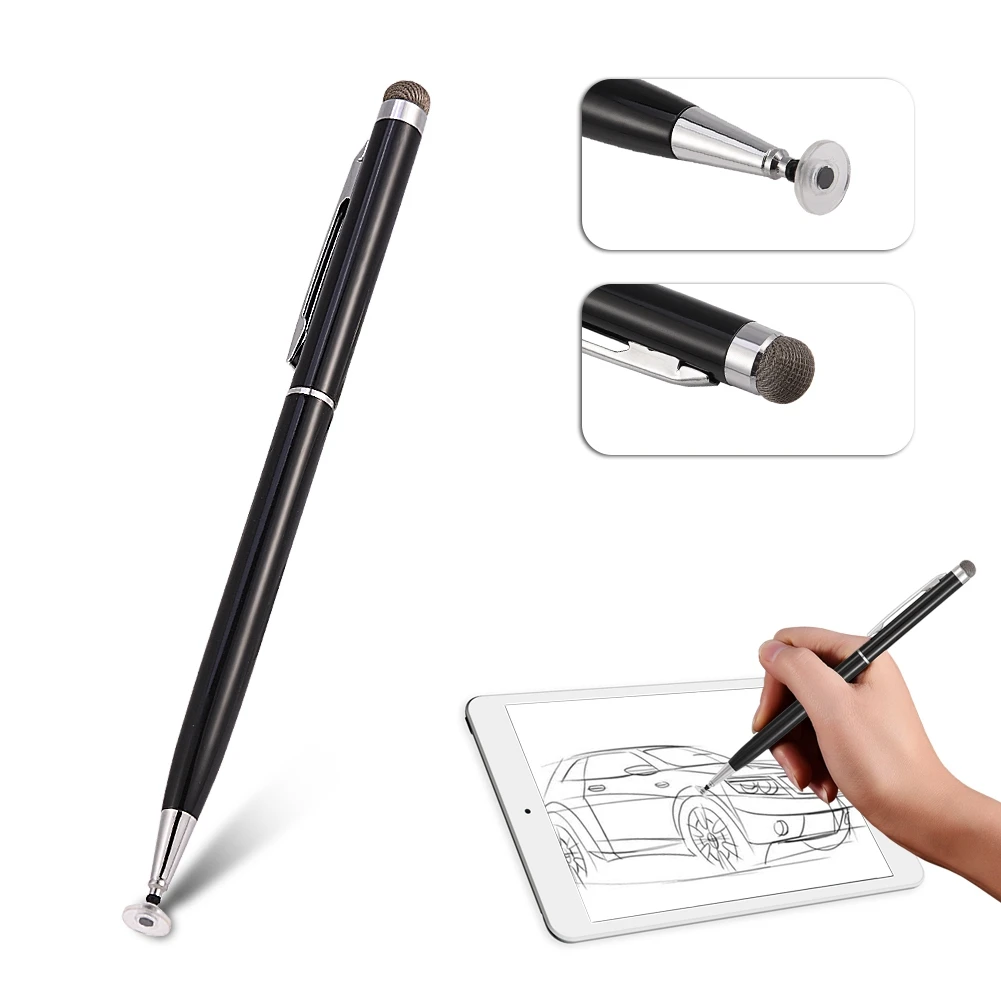 Stylus Pen Rubber Suction Cloth Head Replacement Pens Capacitive Touch Screen Stylus Pen High Sensitivity For Samsung