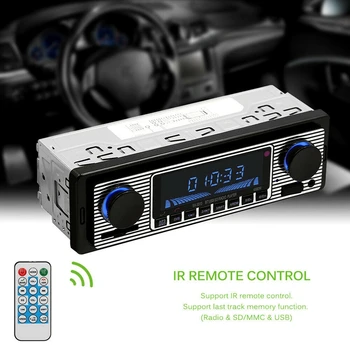 

Classic Car Radio Bluetooth Stereo Player Mp3/USB/Sd/Aux/Fm In-Dash Head Unit