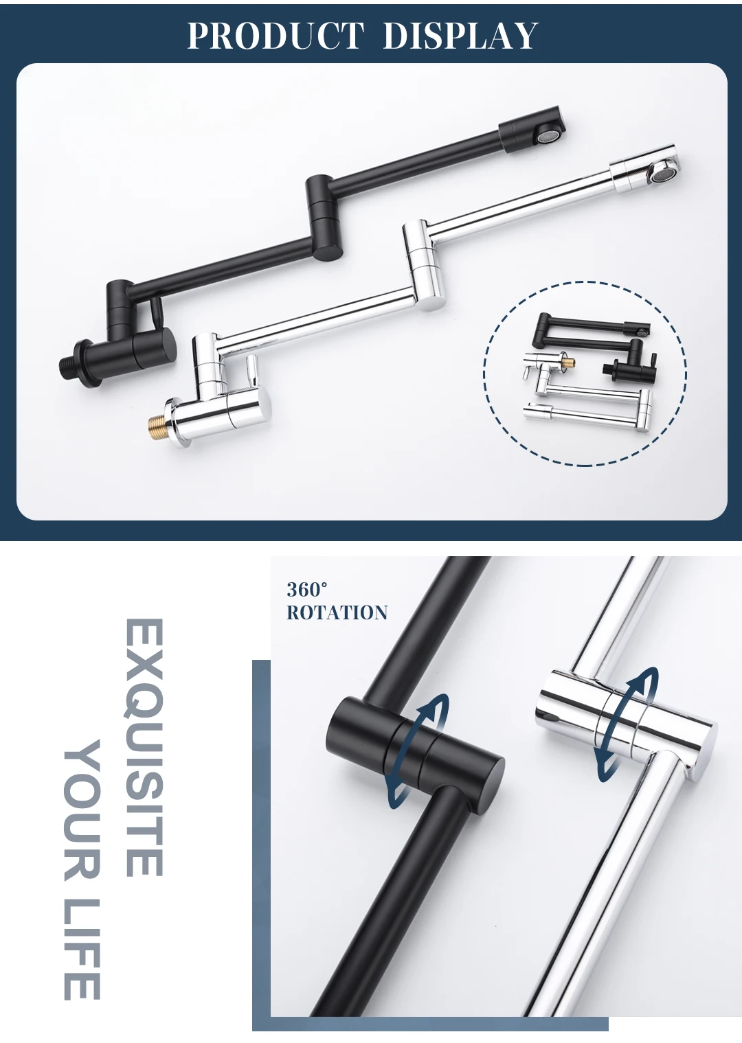 Moen Robinet De Baignoire Mural Monocommande à Haut Débit Avec Bec 10