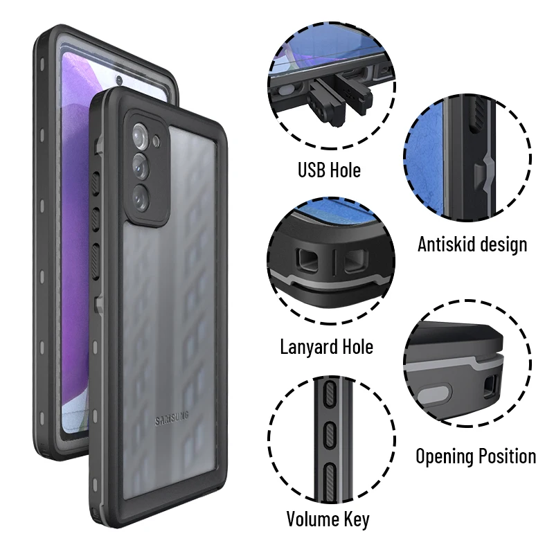 Waterproof Phone Case for Samsung Note 20 ultra (15)