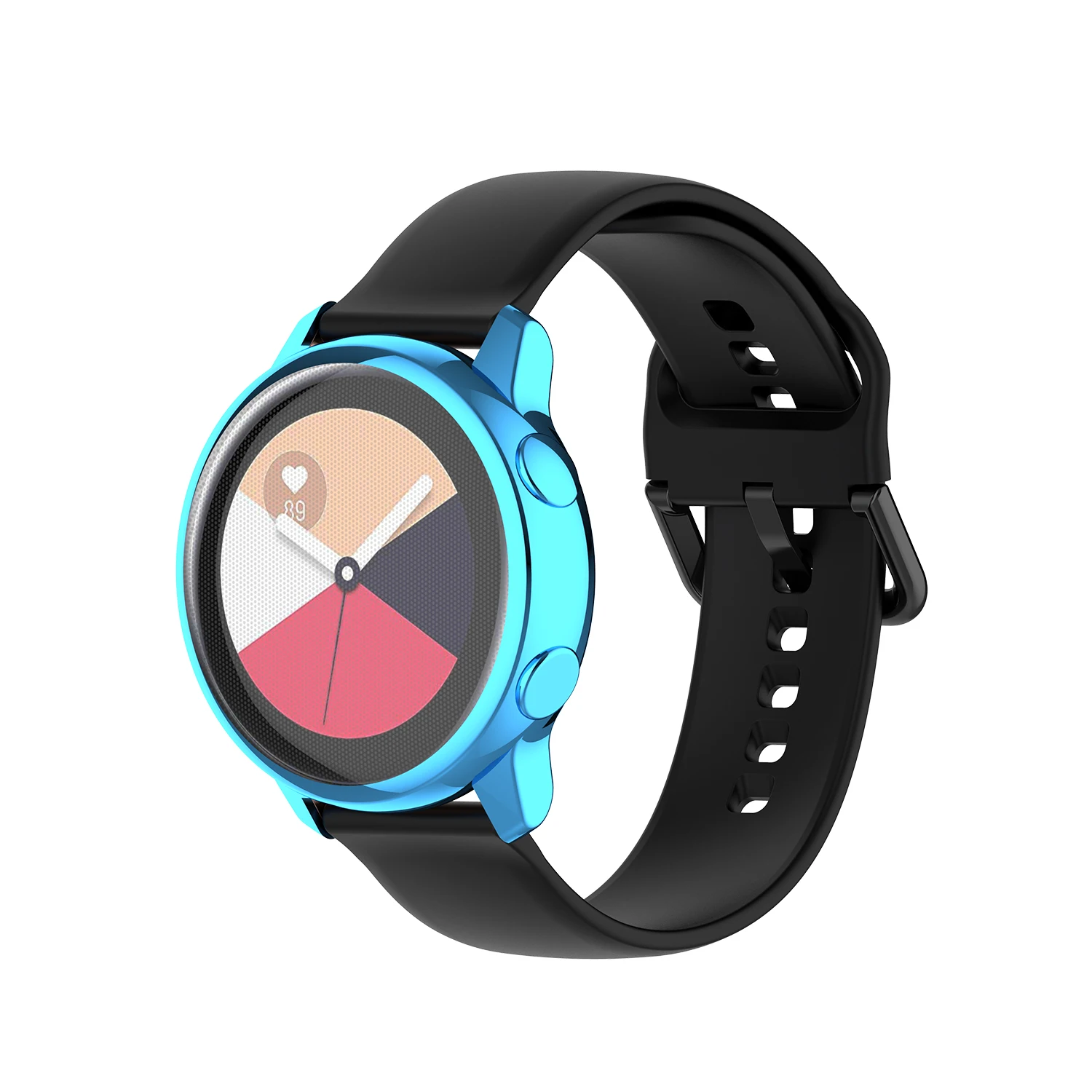 Galaxy watch Активный Чехол для samsung galaxy watch active/SM-R500 покрытие Красочный прозрачный ПК ТПУ мягкий пластиковый анти-осенний чехол