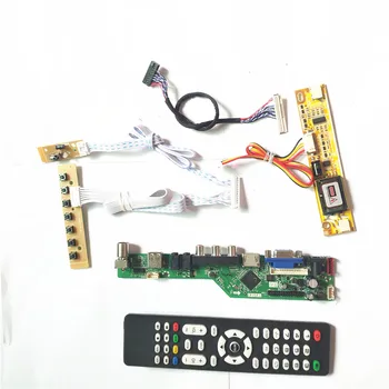

For M200O1-L02/L03/L06 T.V53 drive card board HDMI VGA USB AV RF LCD panel monitor keyboard+Remote+Inverter LVDS 2CCFL 30Pin Kit