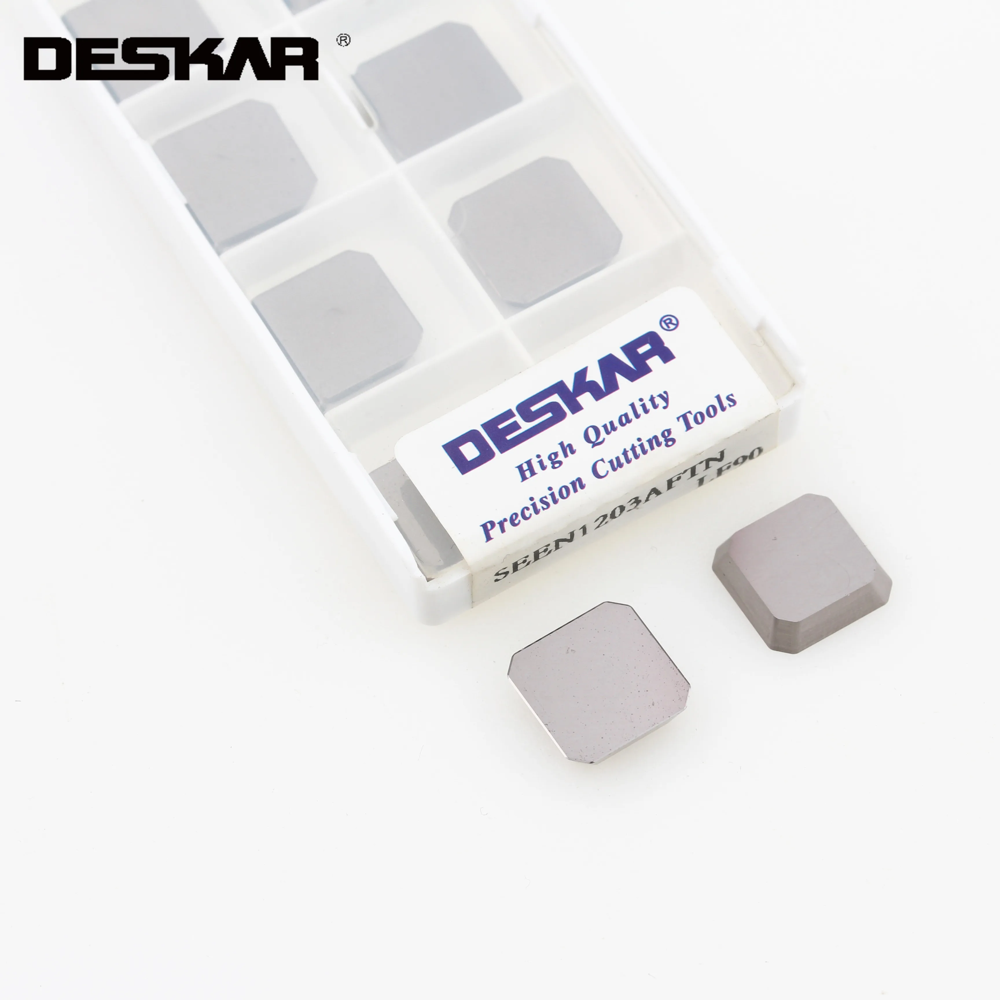 

10PCS DESKAR SEEN1203AFTN LF90 Turning Tools Parts CNC Lathe Cutting Cutter Cermet Inserts Original Blades
