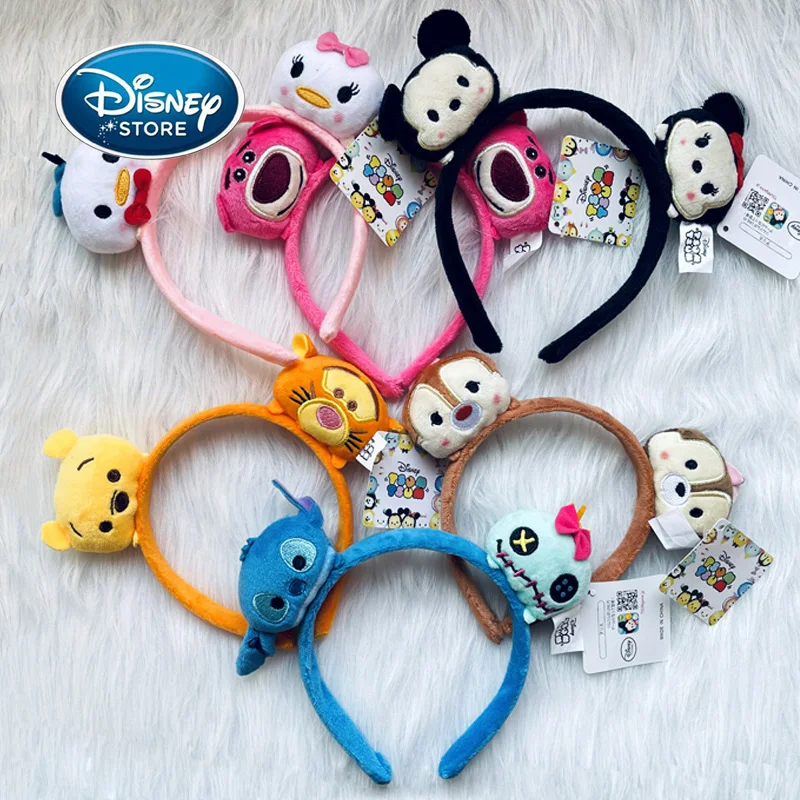 Повязка для волос Disney Tsum Cute Mini Kids ухо Микки Мауса Минни Стич Дональд Дак пух Тигр