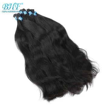 

BHF 100% Human Braiding Hair Bulk Machine Made Remy Straight No Weft Bundles Natural Braiding Hair Extensions