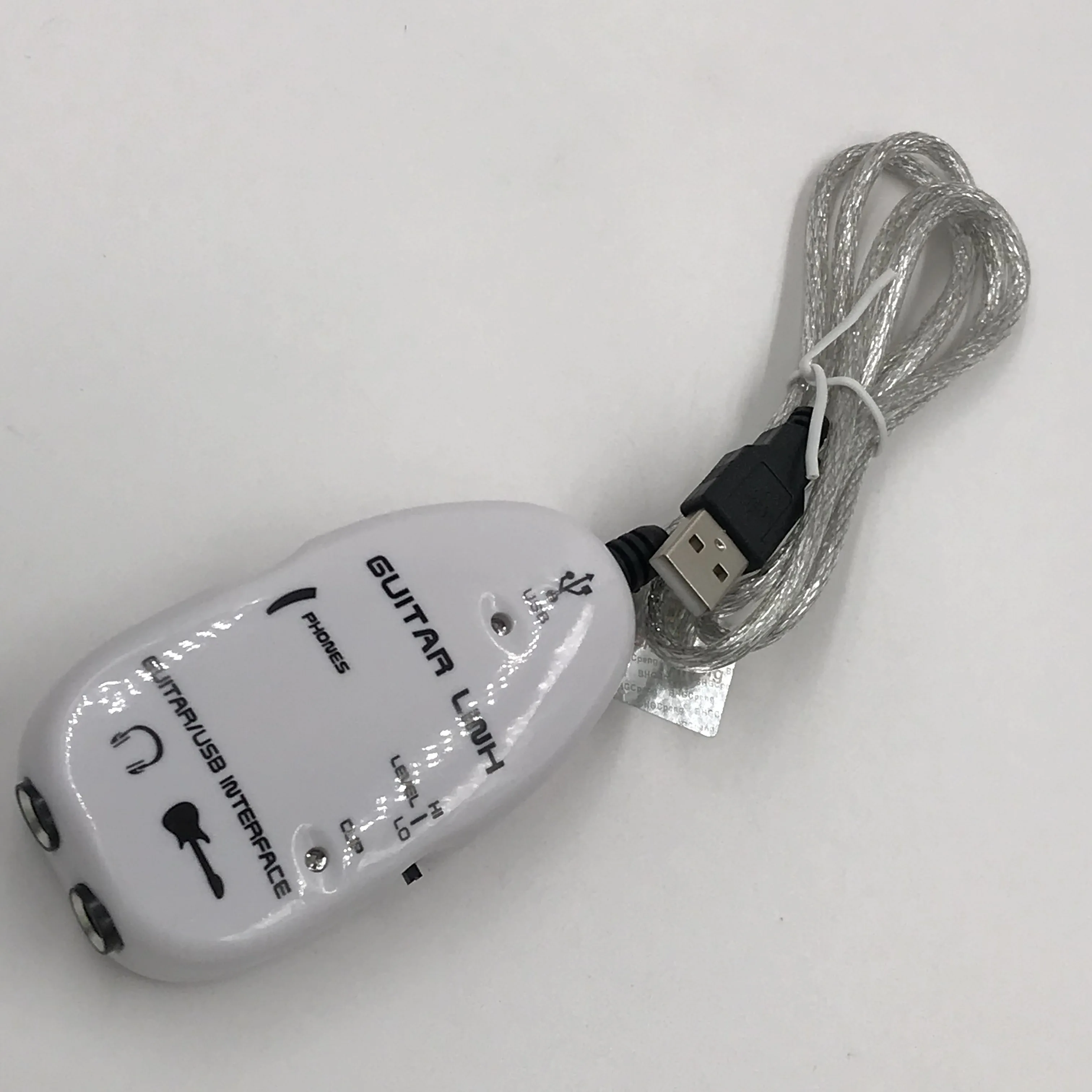 Guitar Link to Computer Device Guitar to PC And Headphone or Speaker Audio Cable For Recording Playing 1pcs