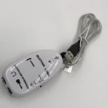 Guitar Link to Computer Device Guitar to PC And Headphone or Speaker Audio Cable For Recording Playing 1pcs