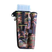 Держатель для снастей Наплечная поясная прочная Рыболовная Сумка нейлоновая набедренная сумка многоцелевой Чехол с чехлом уличная переноска приманка для хранения Удочек