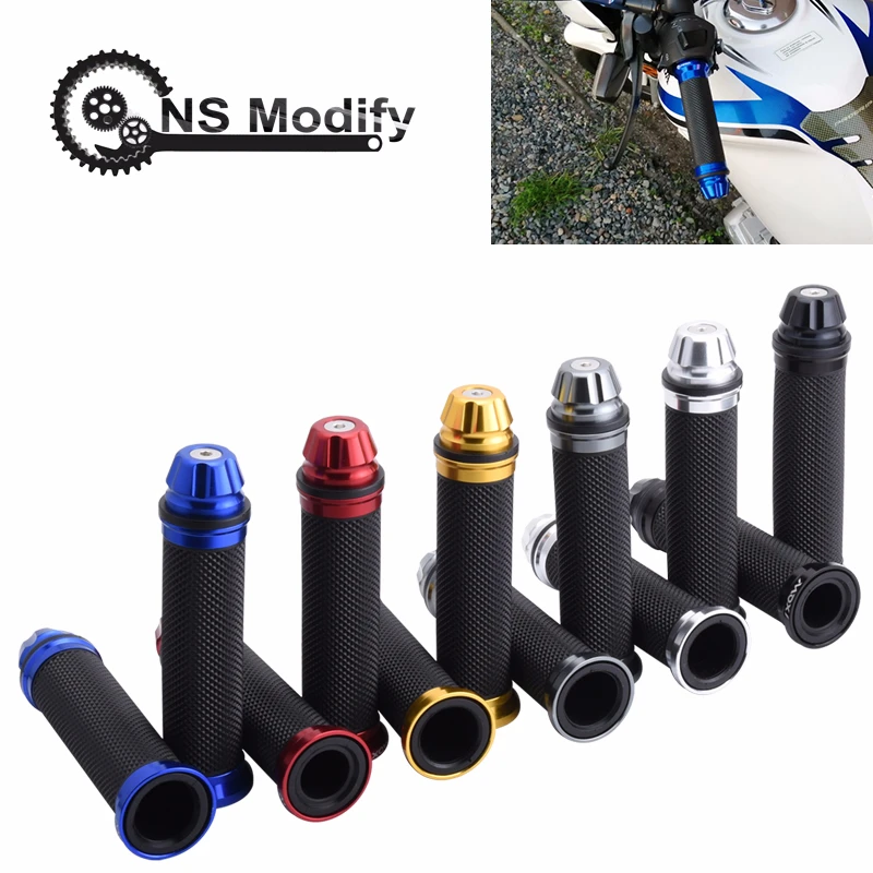 

NS Modify 22MM 7/8" Motorcycle Handle CNC Racing Handle Bar Grip Universal For Kawasaki Honda Yamaha KTM Suzuki Benelli Ducati