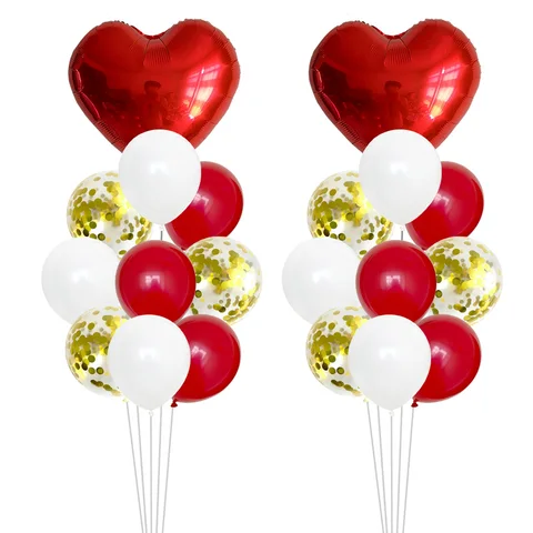 Rose Gold Balloons Helium Confetti Latex Balloon Set for Wedding Birthday Party Decorations Supplies Baby Shower Favors