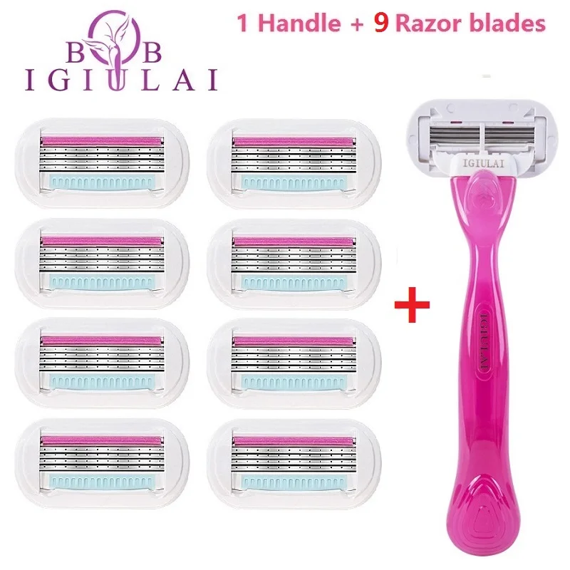 Shaving blades for Women Safety Hair removal blade Lady Razor Shaver Replacement Head Compatible Gillettee Venuse | Красота и