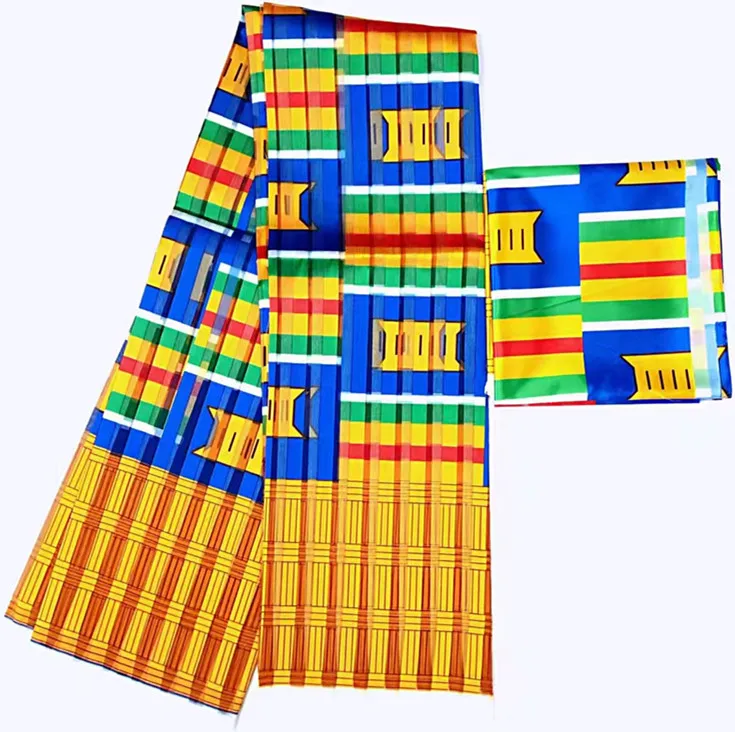 Органза кружевная ткань чистый шелк ткань африканская ткань органза Ткань 2+ 4 ярды шелк шифон ткань лента шелк для платья MM-B1
