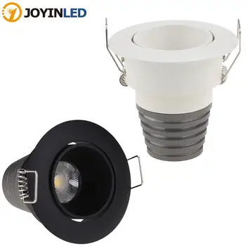 

2020 New Anti-glare LED Embedded Ceiling Spot Light 3W 5W 110V 220V LED Adjustable Downlight For Market White Black Colors