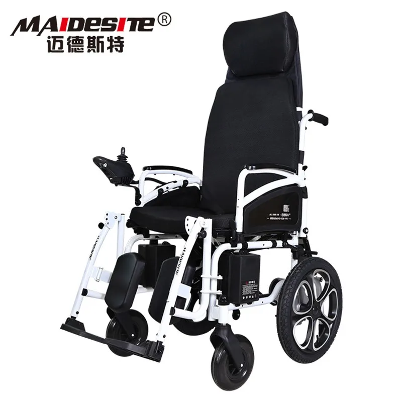  Electric power Wheelchair fast folding light weight small size ABS smart brake For Disabled Old Peo - 4000550288441