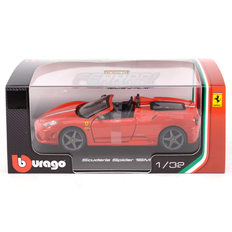 Bburago 1:32 F430 Scuderia Spider 16 м спортивный автомобиль статическое моделирование литые