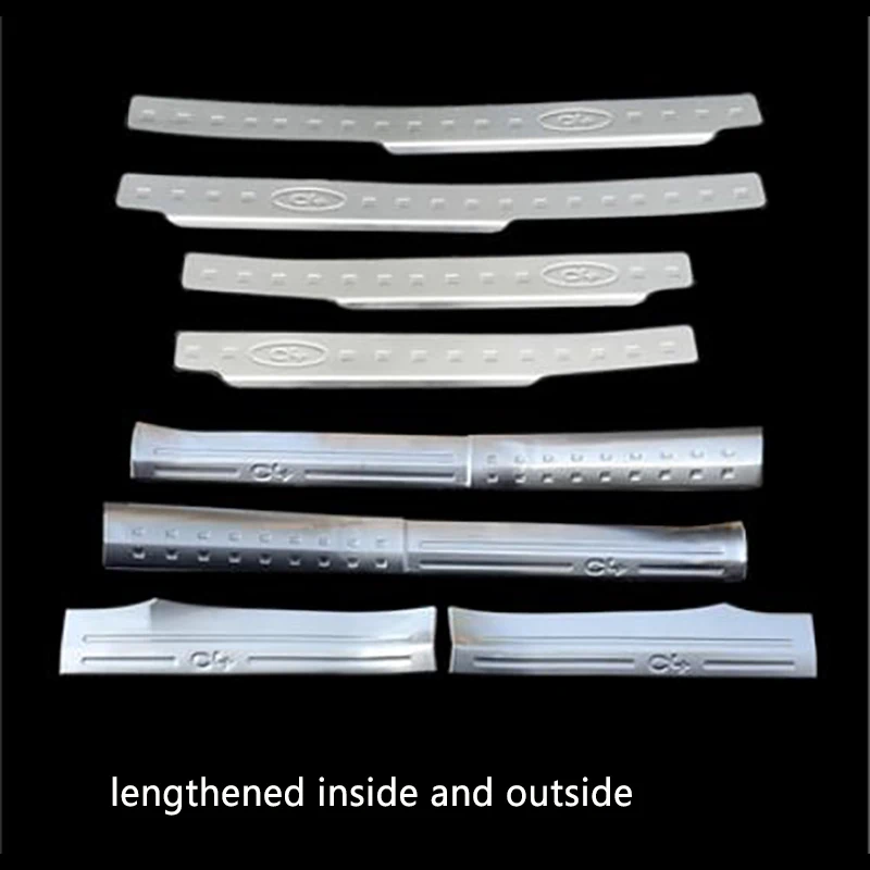 

for Citroen C4 Sega Welcome Pedal Threshold Strip 16-18 C4 Sega Retrofit Car Door Pedal Decoration