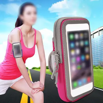 

Sports Mobile Phone Arm Bag Outdoor Breathable Sports Touch Screen Running Arm Bag Slim Pocket Belt